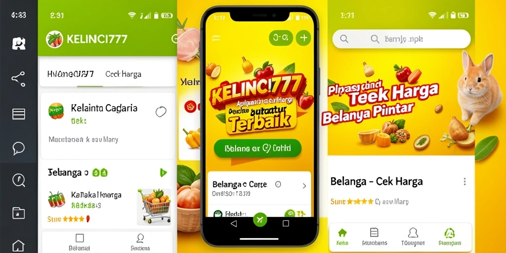 Tampilan antarmuka KELINCI777 yang sederhana dan informatif.