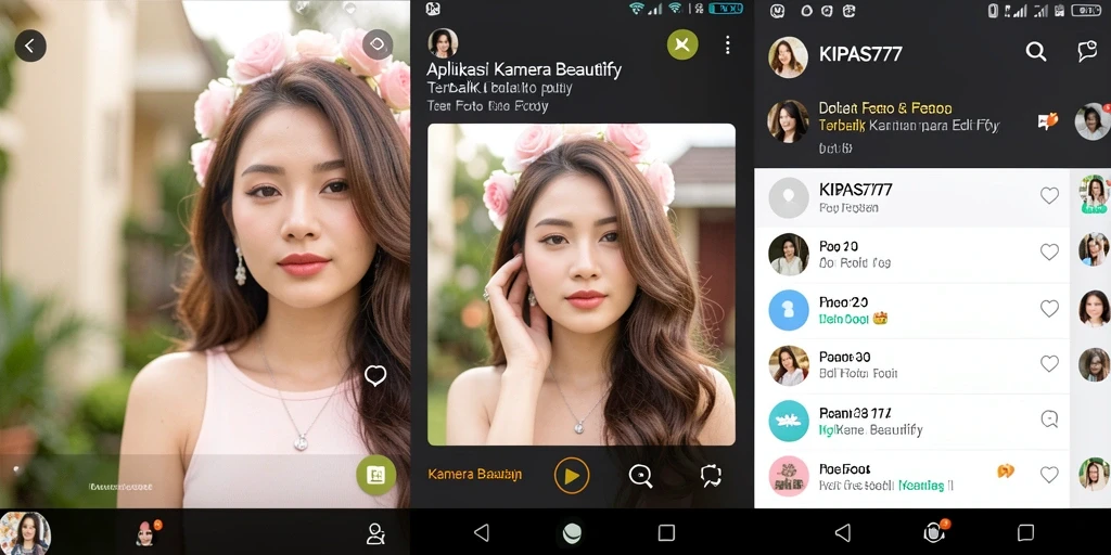 Antarmuka KIPAS777 yang intuitif dan fungsional untuk edit foto.